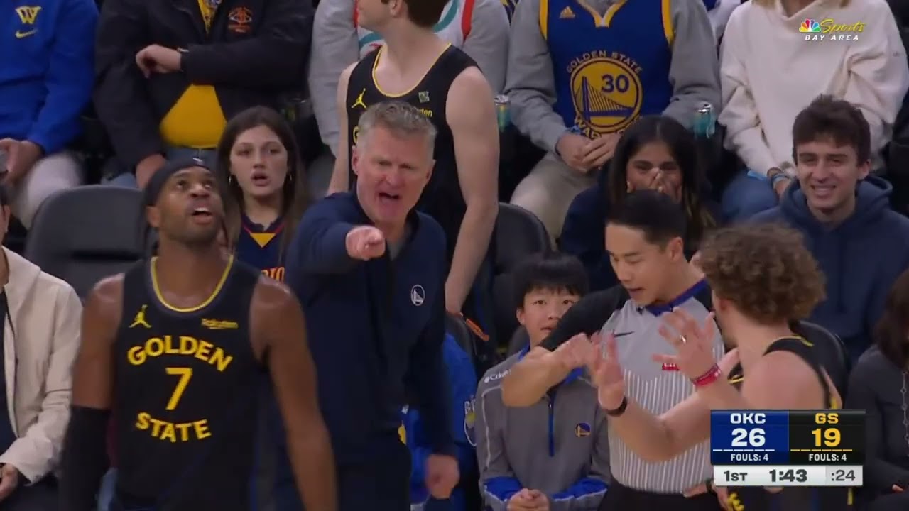 Al Horford is called for the foul on SGA and the Warriors announcers having a meltdown