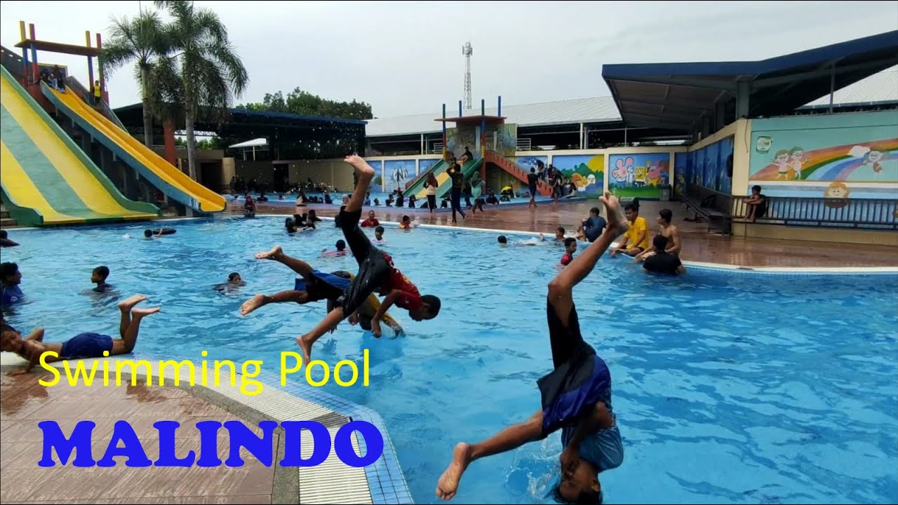 Libur Telah Tiba Saatnya Berwisata │ Di Malindo Swimming Pool Lowayu Dukun Gresik