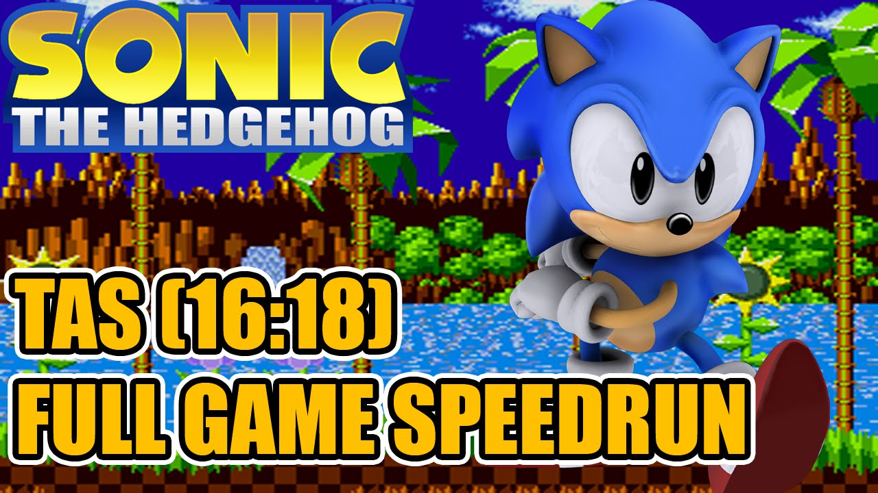 TAS - Sonic The Hedgehog - Full Game Speed Run (