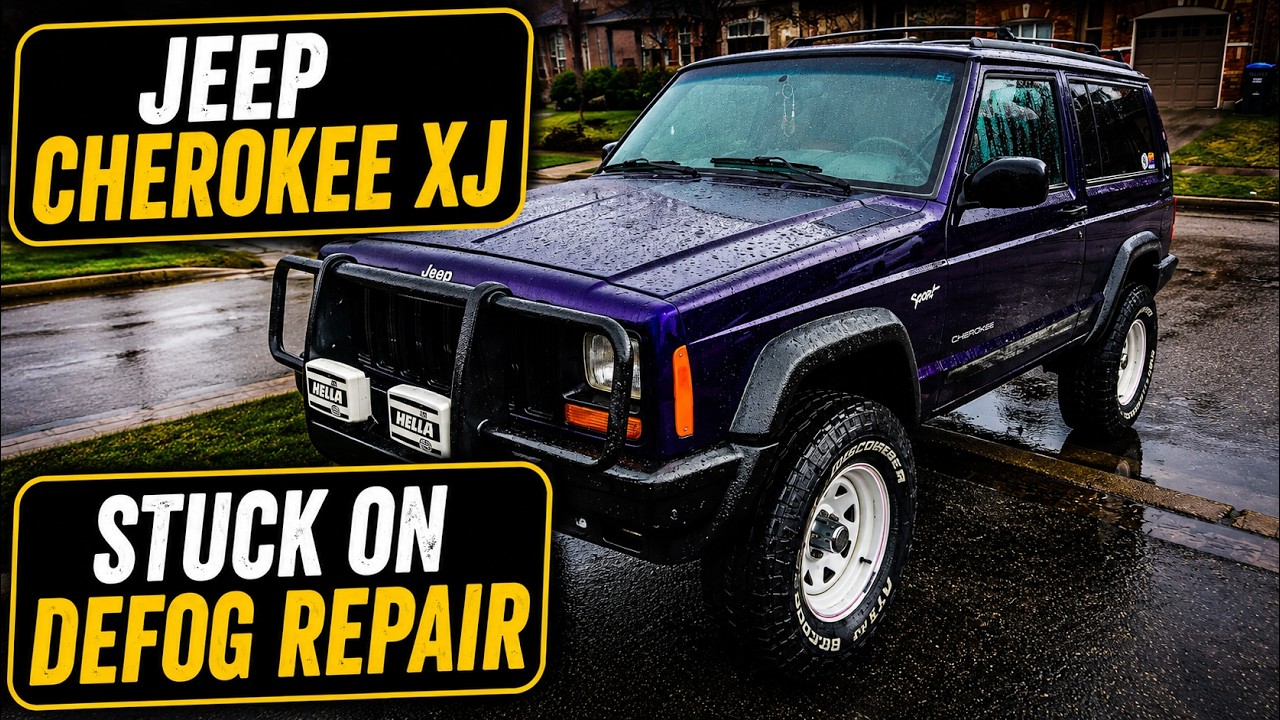 Jeep Cherokee XJ Stuck On Defog Repair! Fast & Easy!