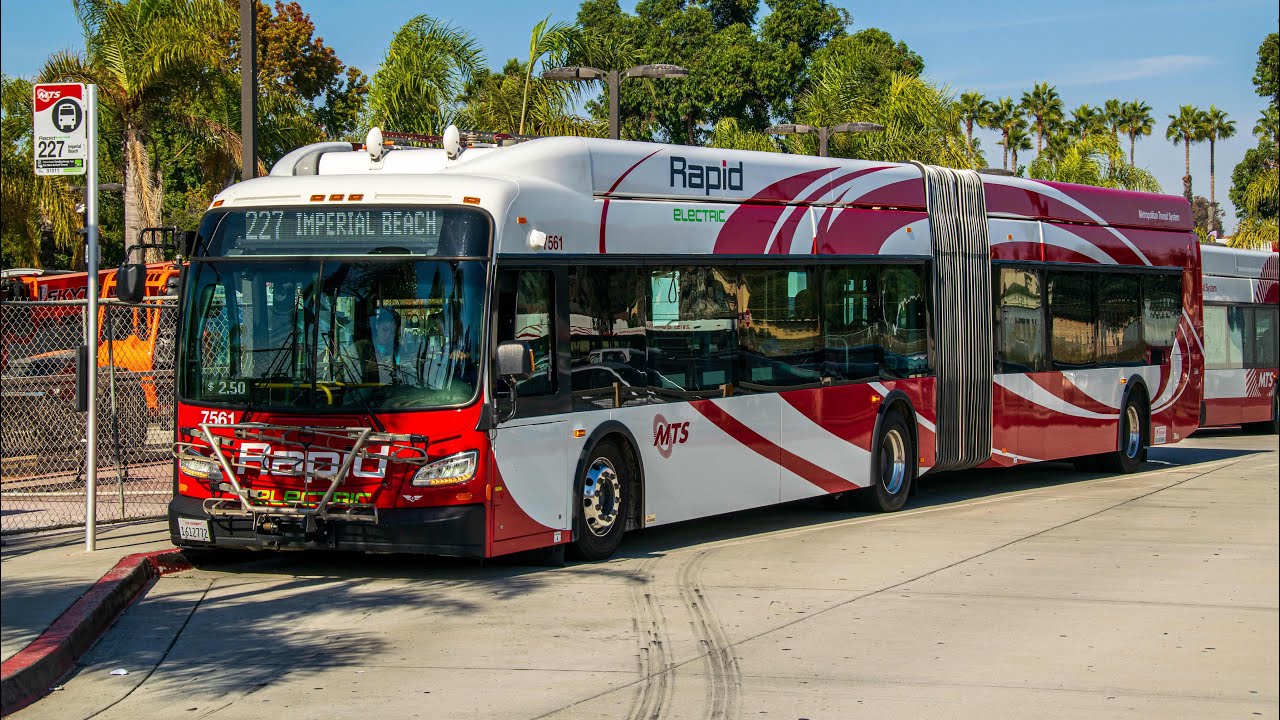 San Diego MTS 2023 New Flyer XE60 NG #7561