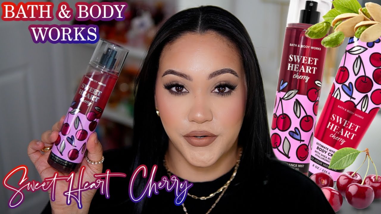 BATH & BODY WORKS MINI HAUL + SWEETHEART CHERRY FRAGRANCE MIST REVIEW | AMY GLAM 🍒