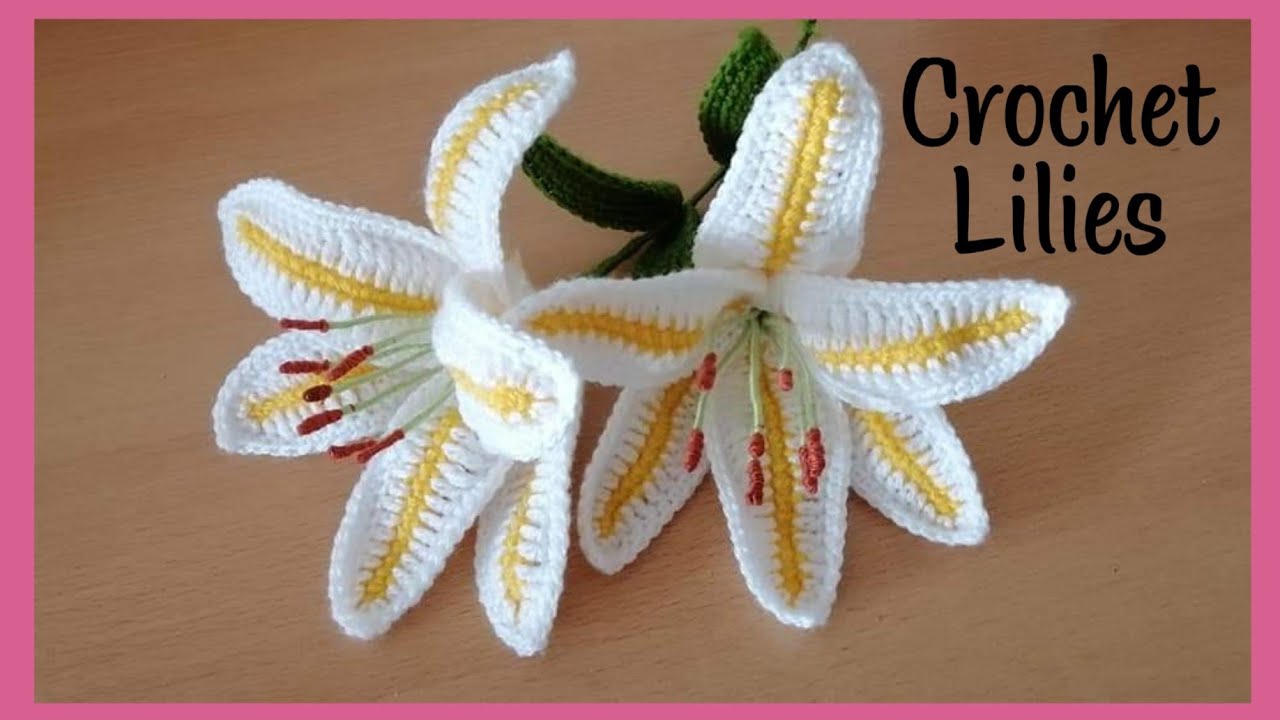 Crochet Lilies flowers | So Easy