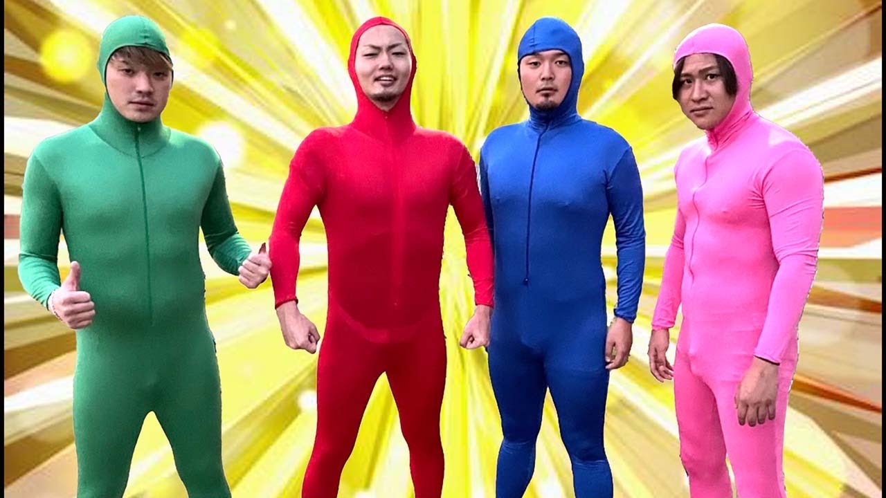 全身タイツを着て誰が１番強いか決めました。