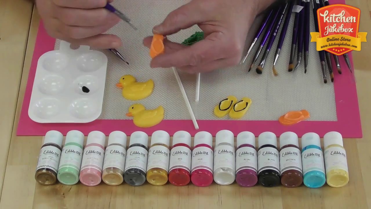 Paint on Chocolate using Edible Art Paint with 