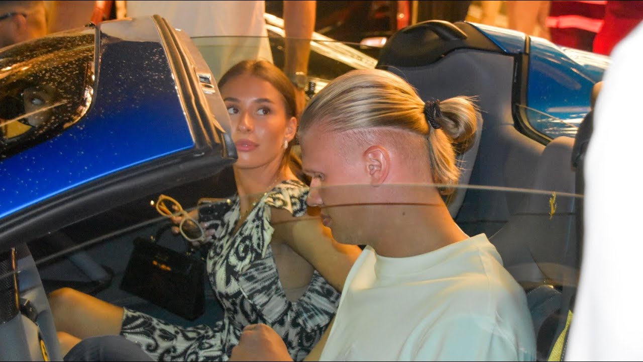 ERLING HAALAND Causes CHAOS at Monaco Casino Square with Ferrari & Girlfriend + BILLIONAIRES Friends
