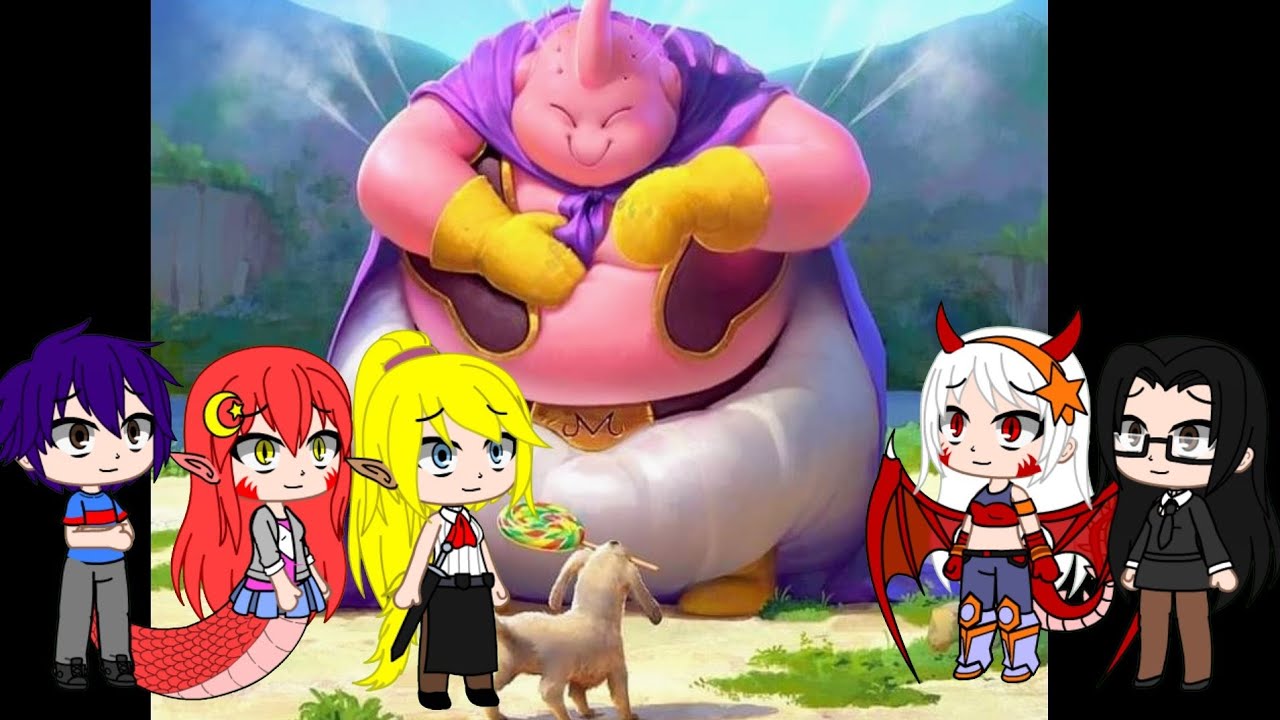 Monster Musume react a um video do majin boo