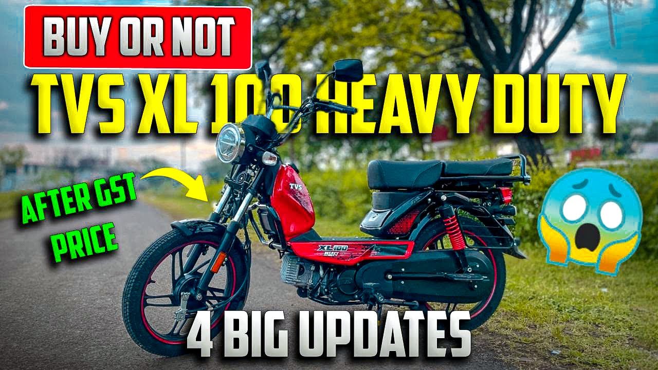 4 Big Changes in TVS XL100 2025 | Full Details & Updates Explained”