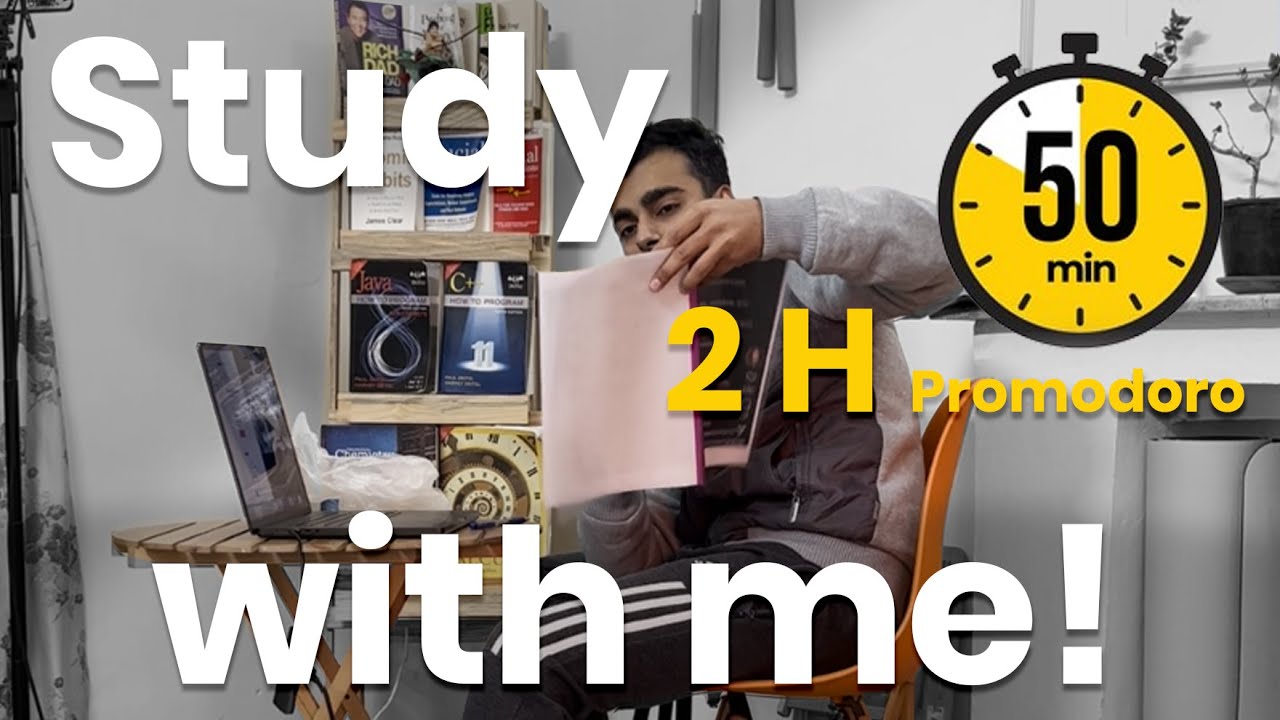 How to Study After a Lazy Day 📚 | 2 Hour Pomodoro Study With Me