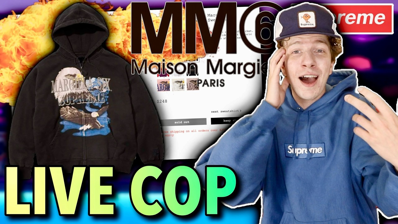 We COOKED The Supreme Mason Margiela Drop! (Live Cop)