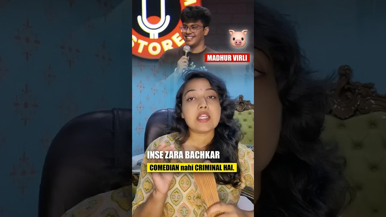 When Dark Humor Goes Too Far: Madhur Virli Controversy #madhurvirli #darkhumor #standupcomedy