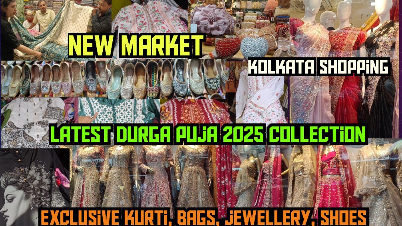 New Market Street Shopping Latest Kurti Collection DurgaPuja 2025 #kolkata #shopping #newmarket 
