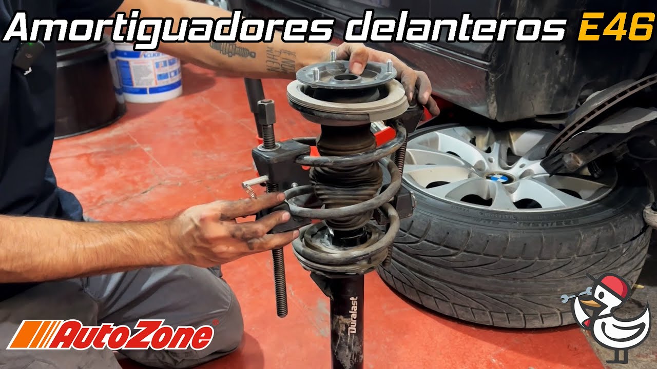 Cambio de amortiguadores delanteros BMW E46    Ft. AutoZone