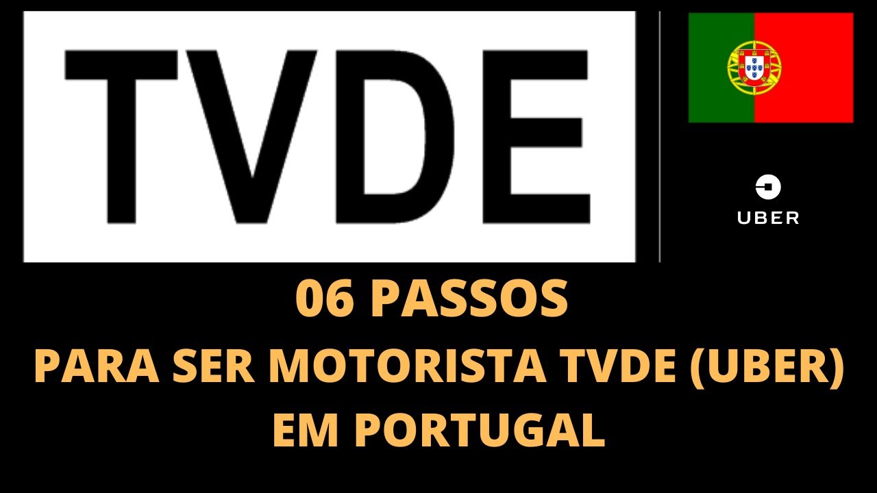 06 PASSOS PARA SER MOTORISTA TVDE EM PORTUGAL