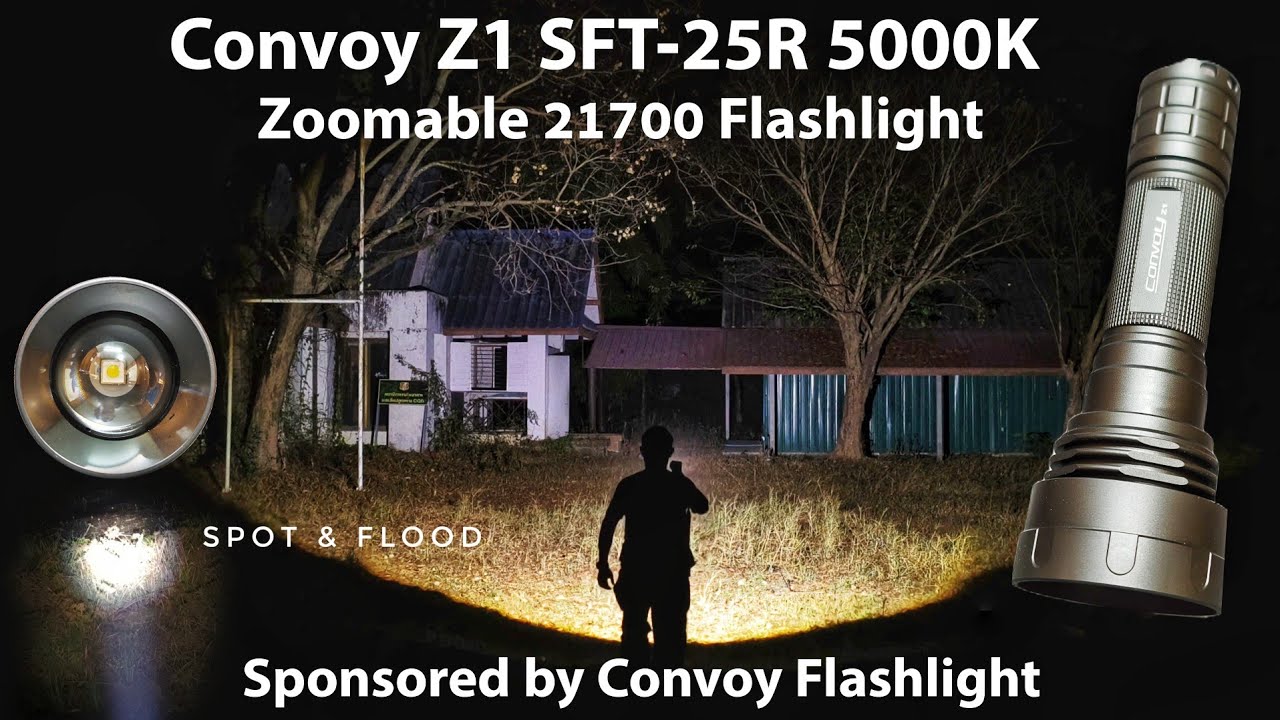 Convoy Z1 SFT-25R 5000K Review vs Z1 SST40 vs C8+ SFT-25R 6500K