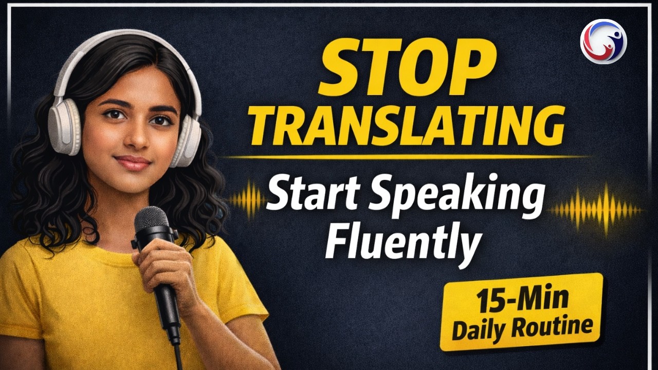 Speak English Without Hesitation | 5 Daily Fluency Habits (15-Minute Routine)