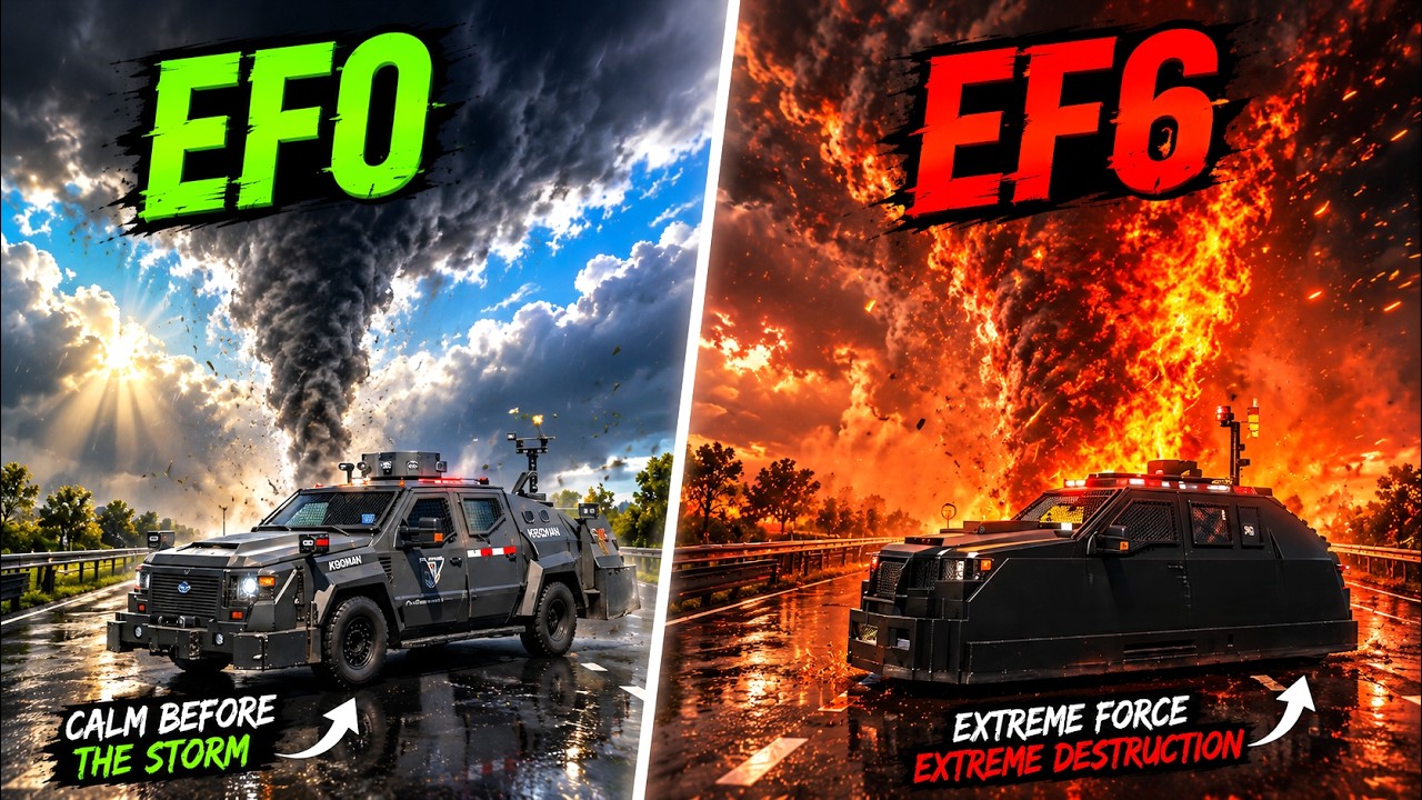 EF0 & EF6 TORNADO Level vs TORNADO INTERCEPTOR | Teardown