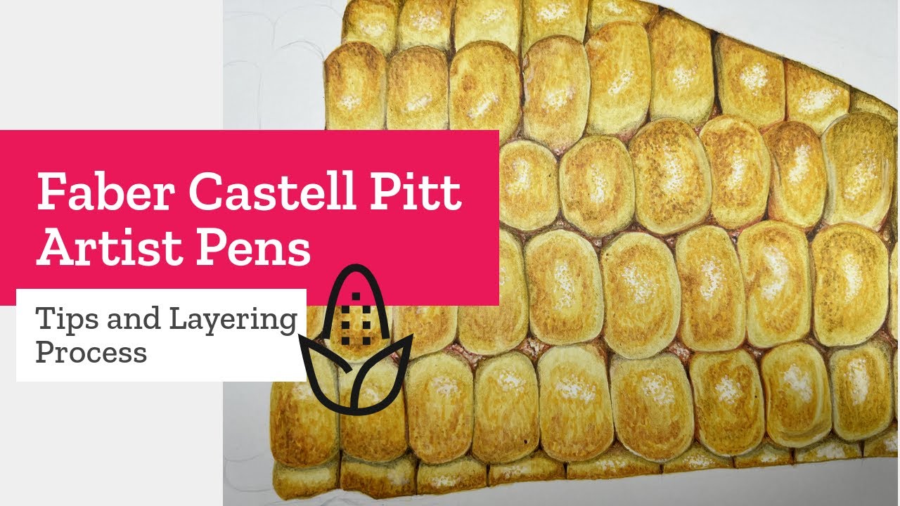 Faber Castell Pitt Artist brush Pens Layering Process and Tips