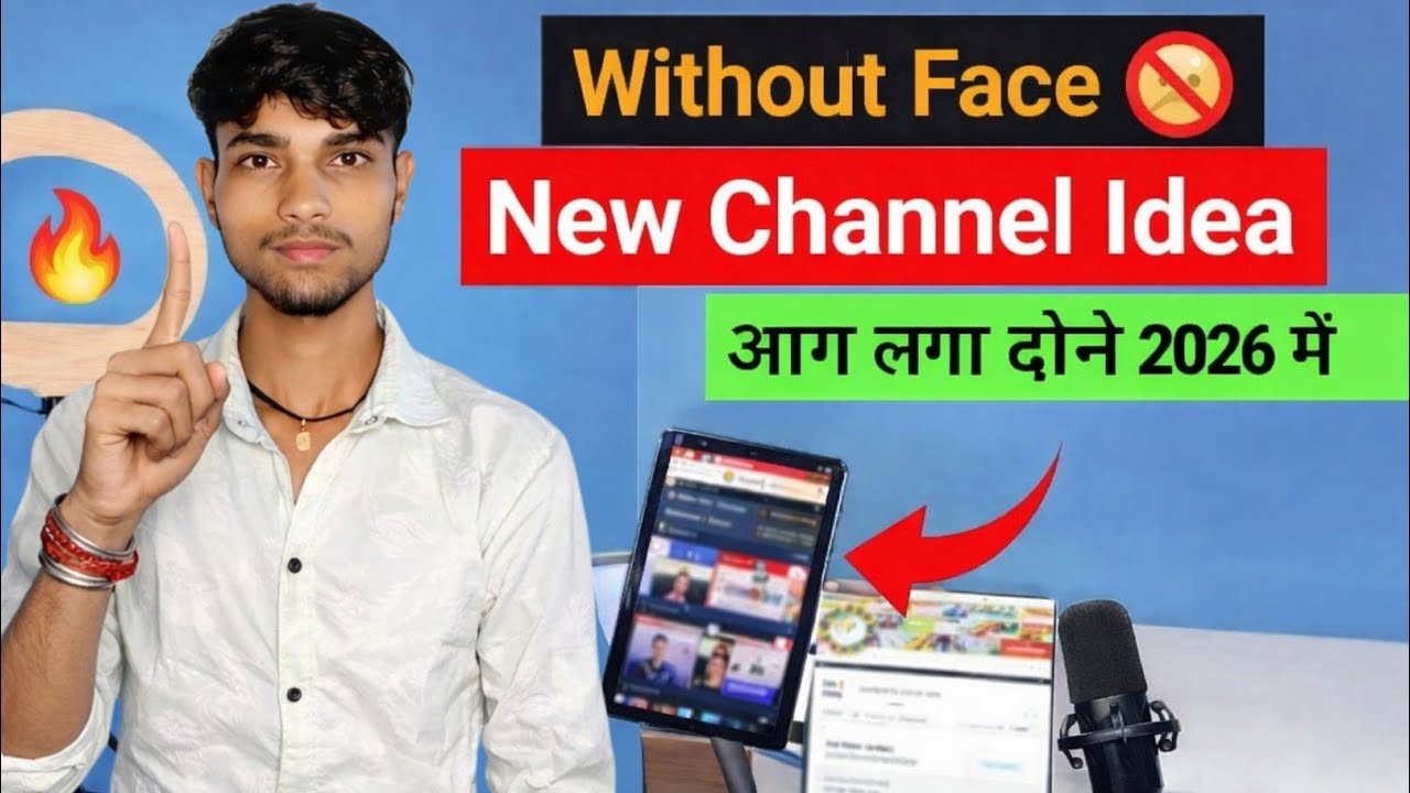 WITHOUT FACE 💥 New Channel Idea 💡 | 2026 in successful YouTuber  