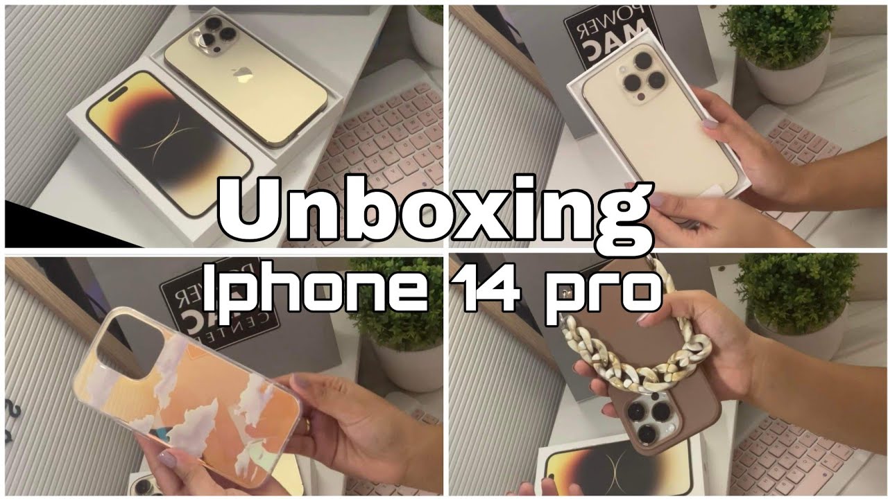 UNBOXING IPHONE 14 PRO and NEW CASES