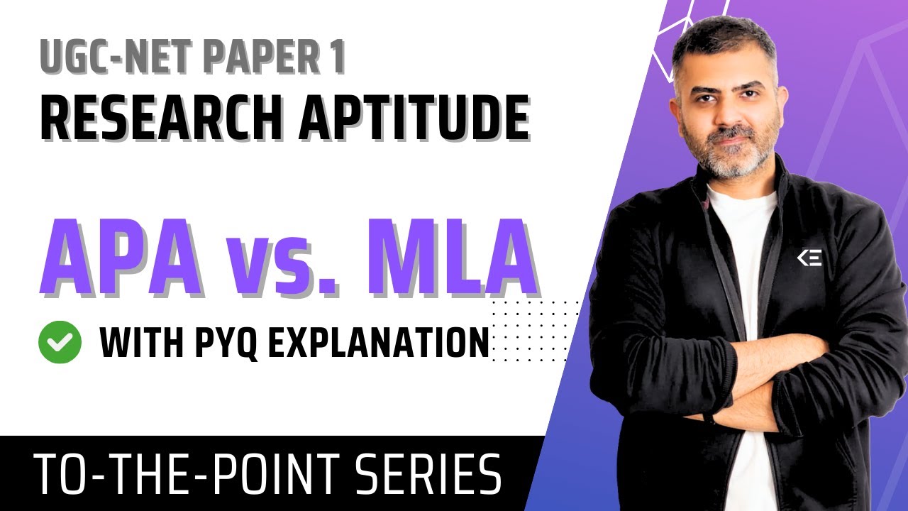 APA vs. MLA Writing Styles | Research Aptitude | UGC-NET-Paper 1