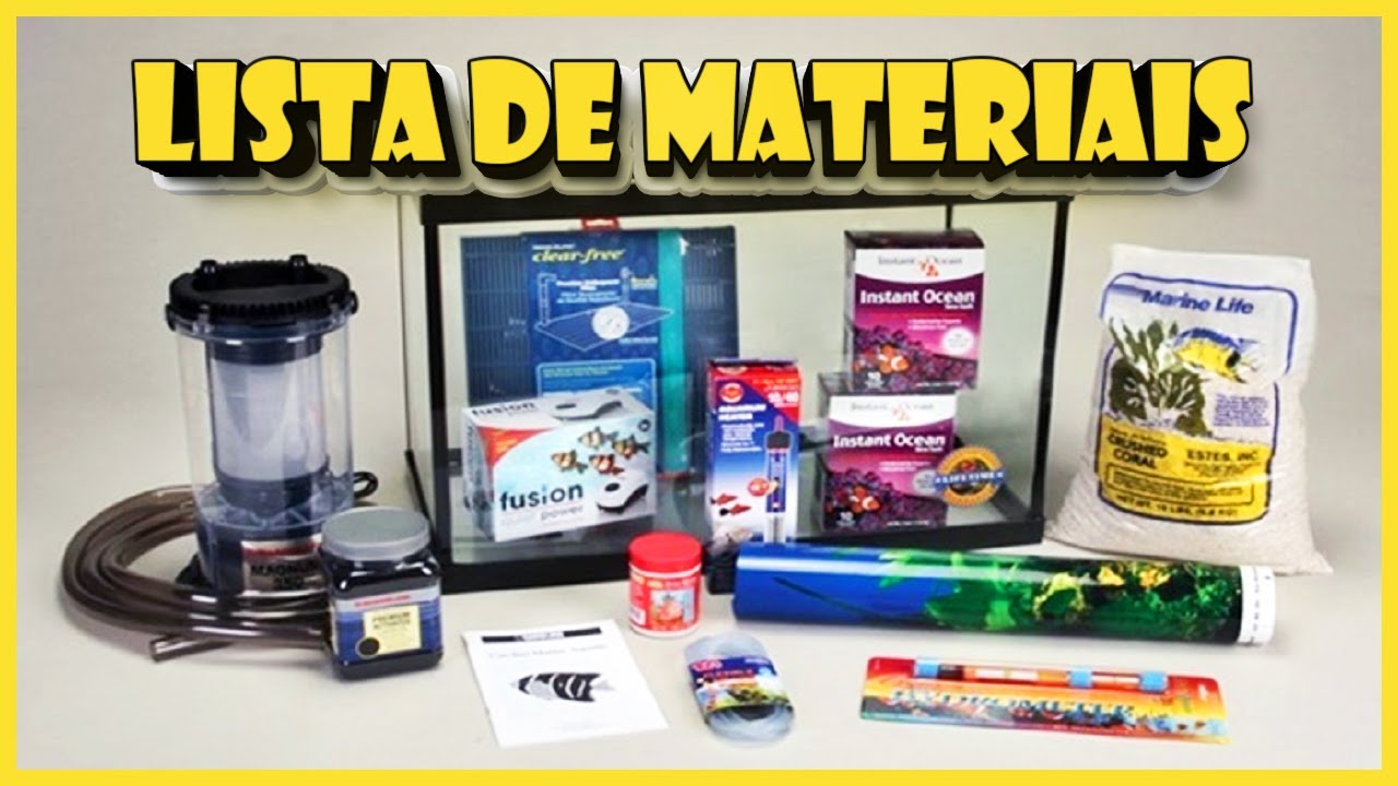 COMO MONTAR UM AQUÁRIO GASTANDO POUCO