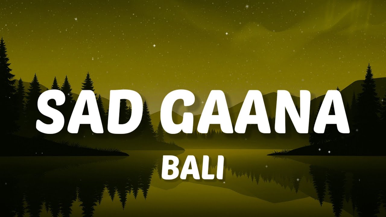 Meri aankhein laal aakhein num meri shakal dekh (Lyrics) Sad Gaana - Bali