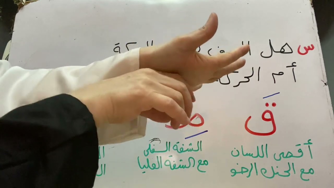 سؤال جميل وفني  من يسبق من الحرف ام الحركه 📣📣💐💐💐