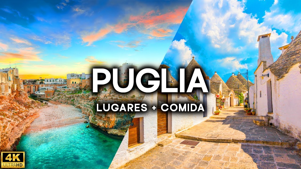 Puglia, Italia 🇮🇹 | Top 5 Lugares para Visitar + 3 Comidas que Debes Probar (Guía de Viaje 4K)