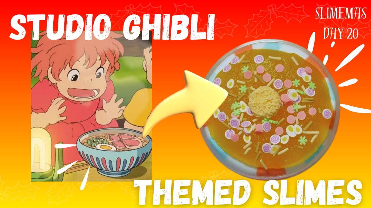They made Ponyos Ramen into SLIME?! - Slimemas Day 20