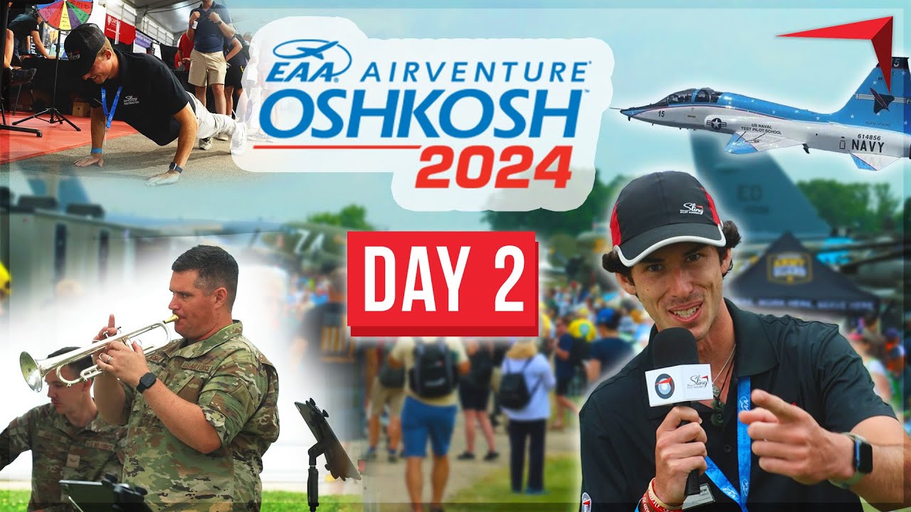 EAA AirVenture Oshkosh 2024 Day 2 | Aviation Gateway Park to T-38 Talon