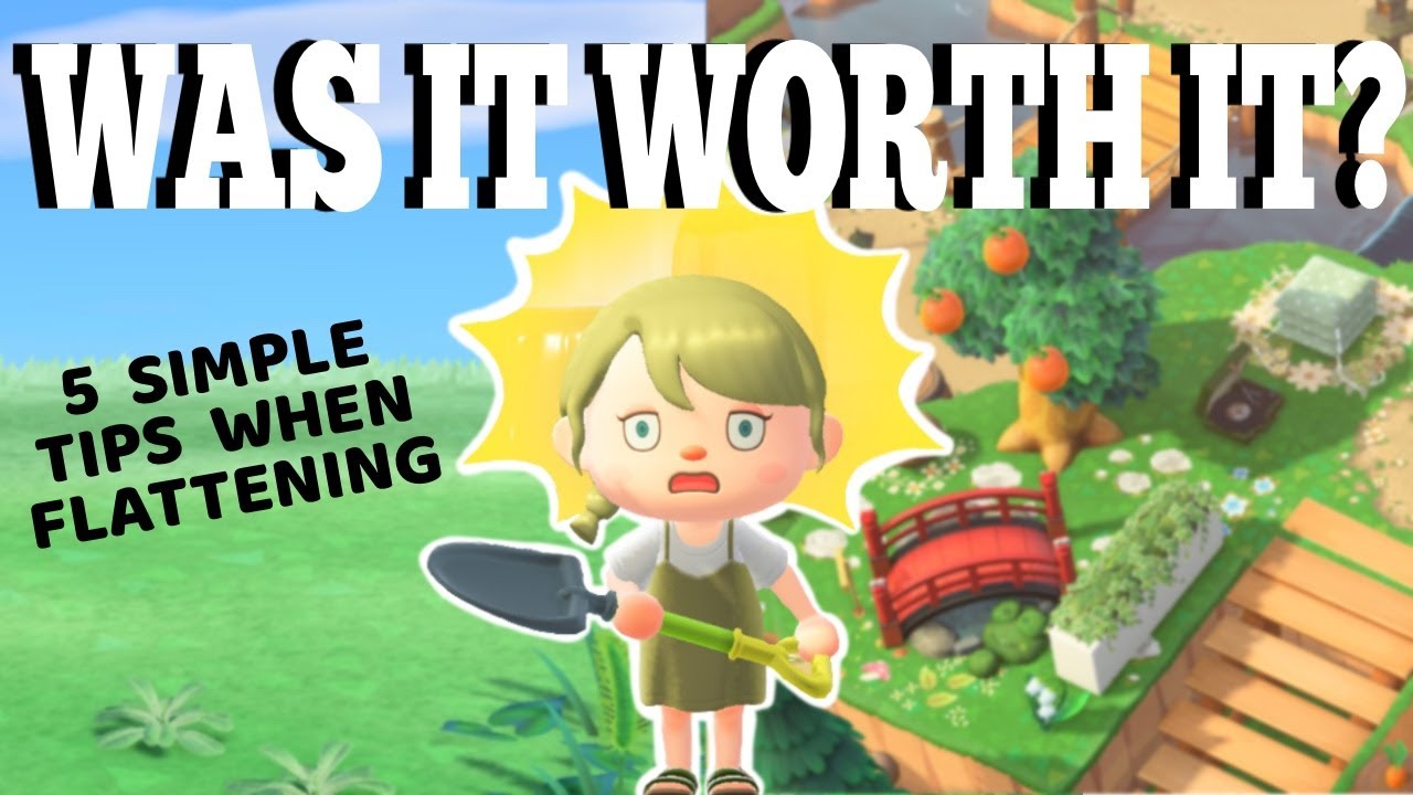 5 Tips to Flatten your Island in Animal Crossing | ACNH 2.0 | Animal Crossing Tips