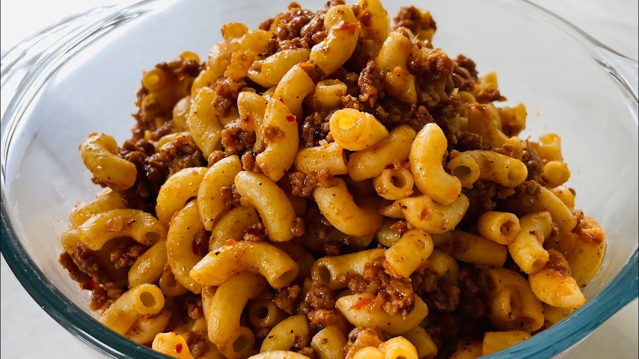 Beef macaroni recipe