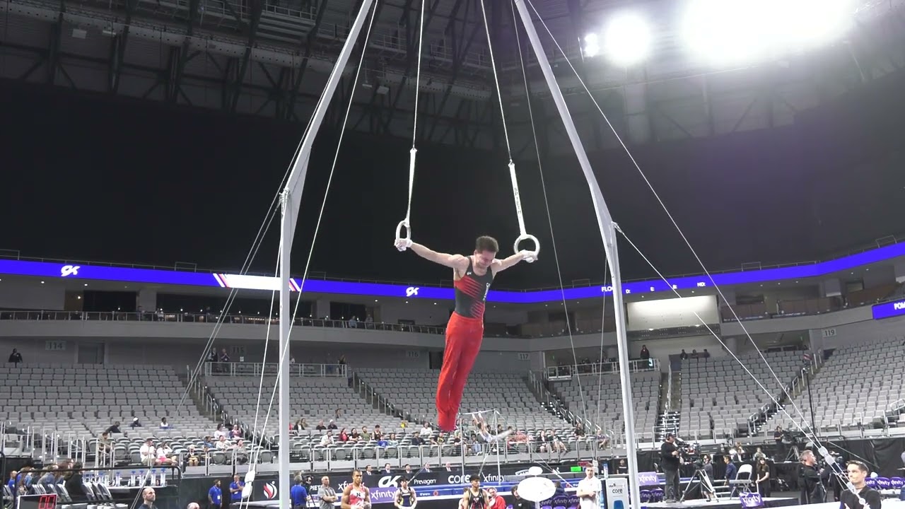 Dallas Hale  - Still Rings -  2024 Xfinity U.S. Championships  - Senior Men Day 1