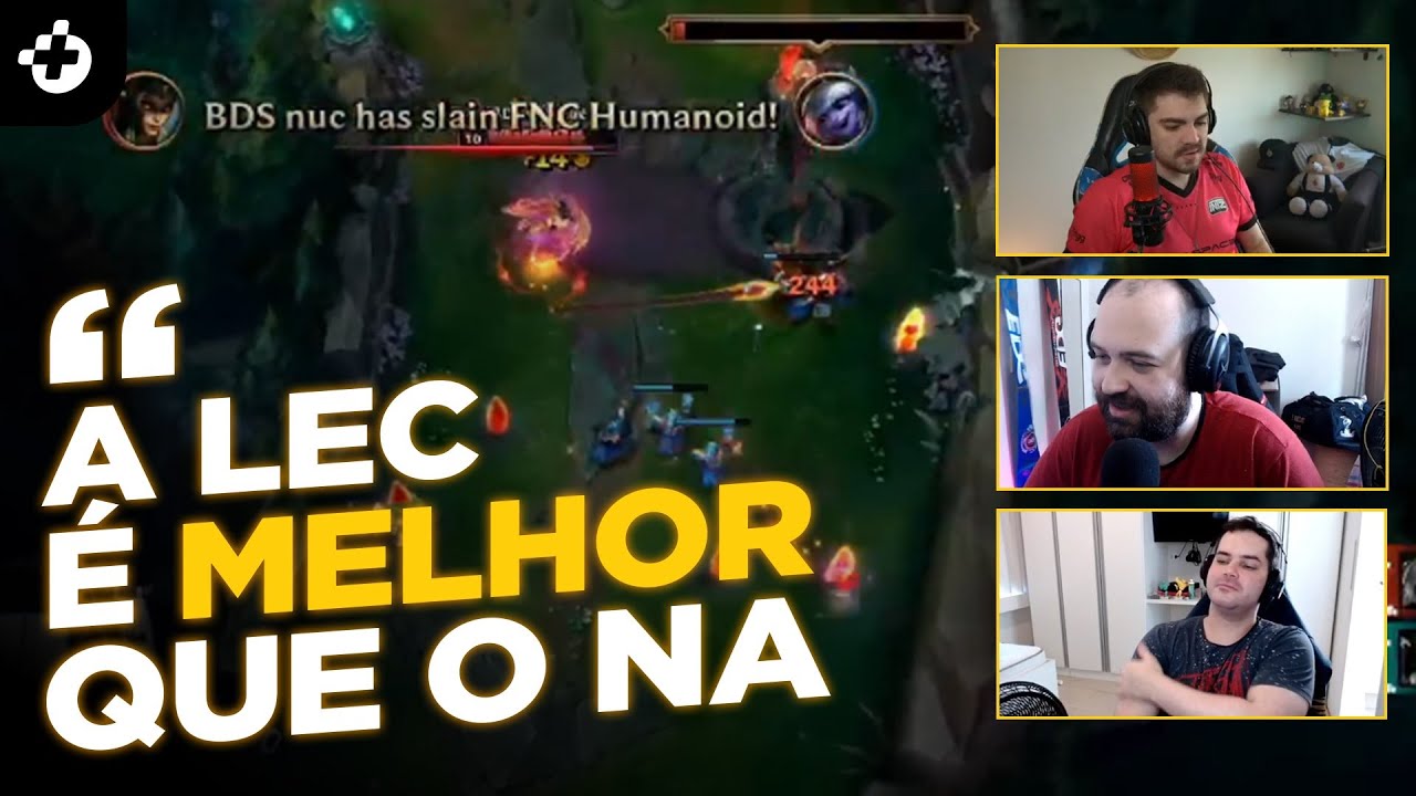 COMENTANDO BDS X FNATIC E MAD X G2 NA LEC 2023