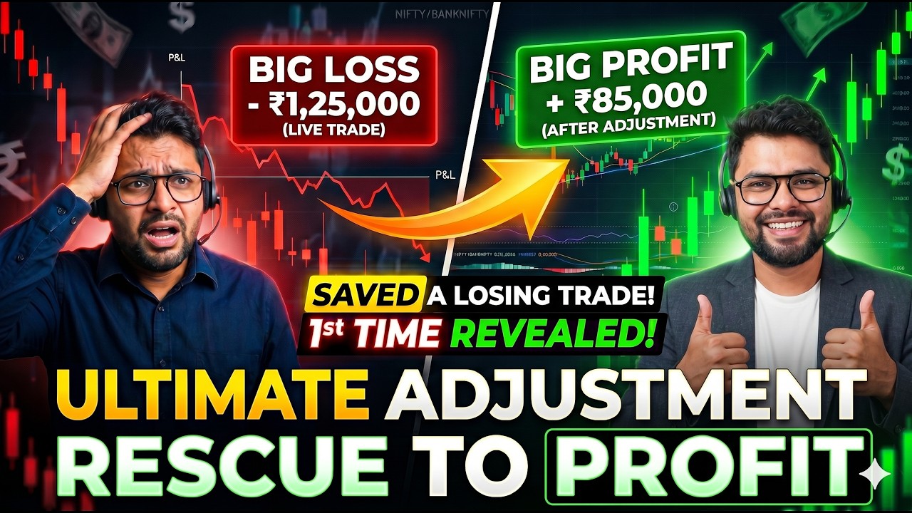 RESCUE TO PROFIT | PROFESSIONALS  ADJUSTMENT | NO ONE WILL TELL YOU | Option Selling