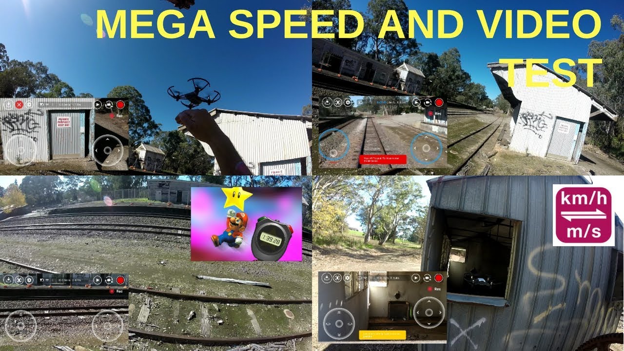 DJI TELLO - SPEED TEST & FLIGHT VIDEO DEMO - WOW !!