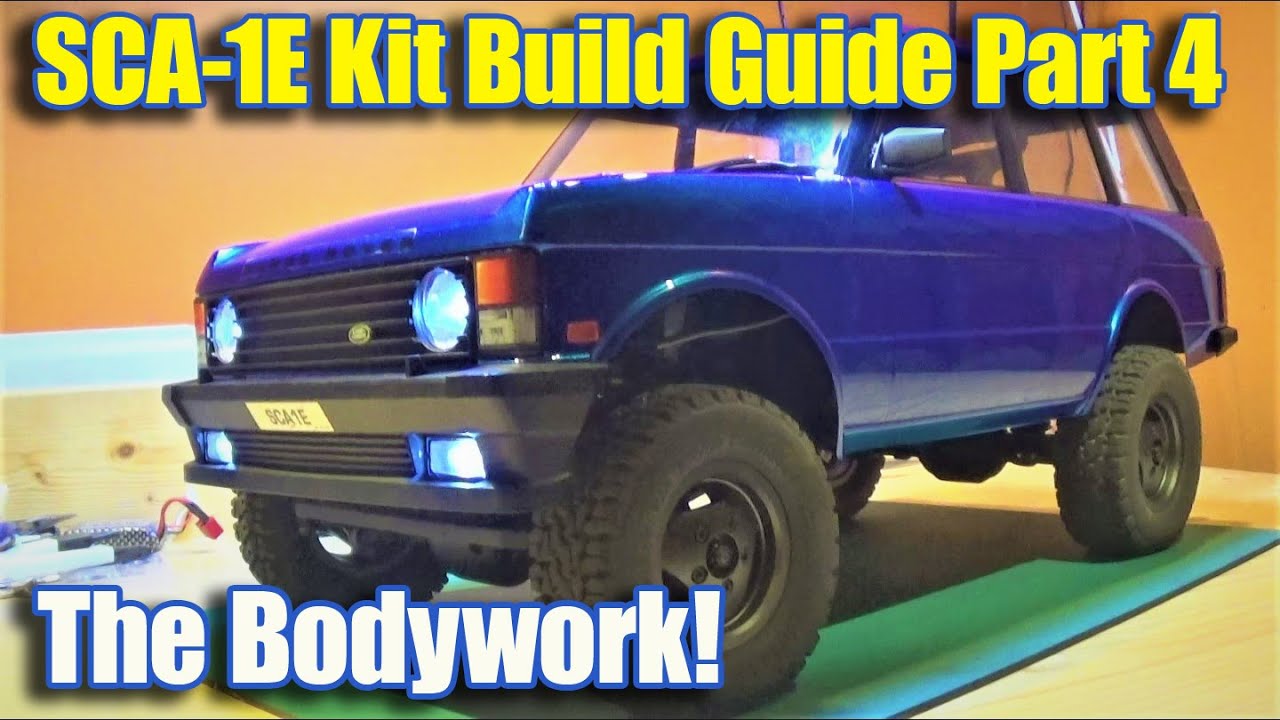 Carisma SCA-1E Range Rover Build Part 4 - The Bodywork
