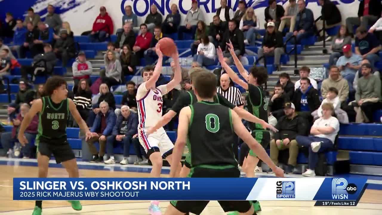 Slinger rolls past Oshkosh North at 2025 WBY Shootout