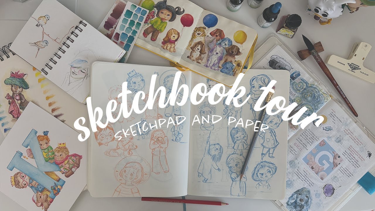 Becoming an Illustrator | Episode 5: Sketchbooks, Sketchpads, and Sketch Papers