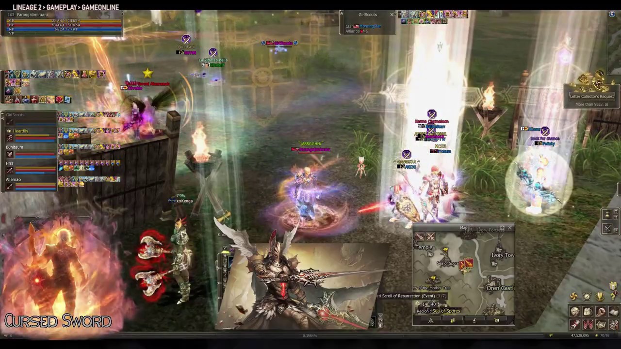 Defense of Swords Cursed  - 07 10 2019 / Lineage 2 Chronos / GameOnline