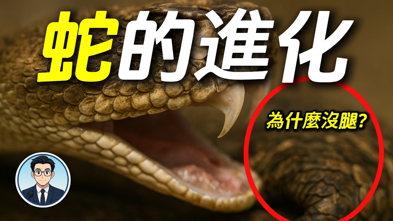十五分鐘了解蛇的進化｜蛇為什麼沒腿？