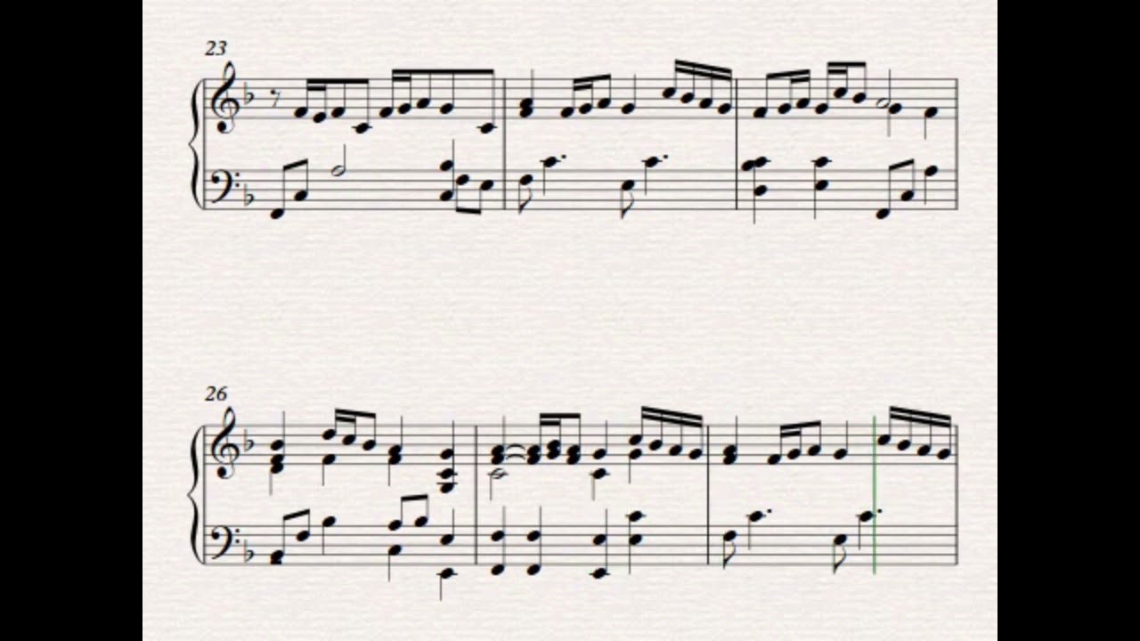 You Are My All In All | Piano Accompaniment | Notes