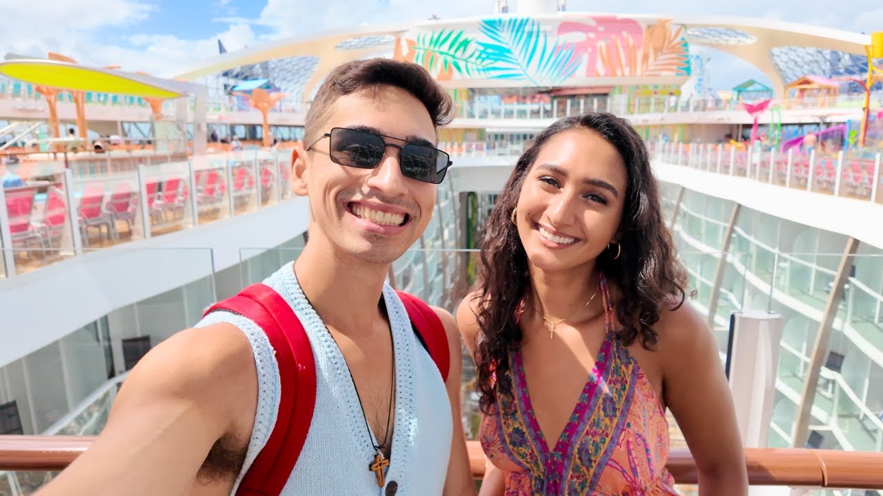 My Sister’s FIRST Cruise! Boarding Royal Caribbean’s Utopia Of The Seas | Royal Birthday Bash