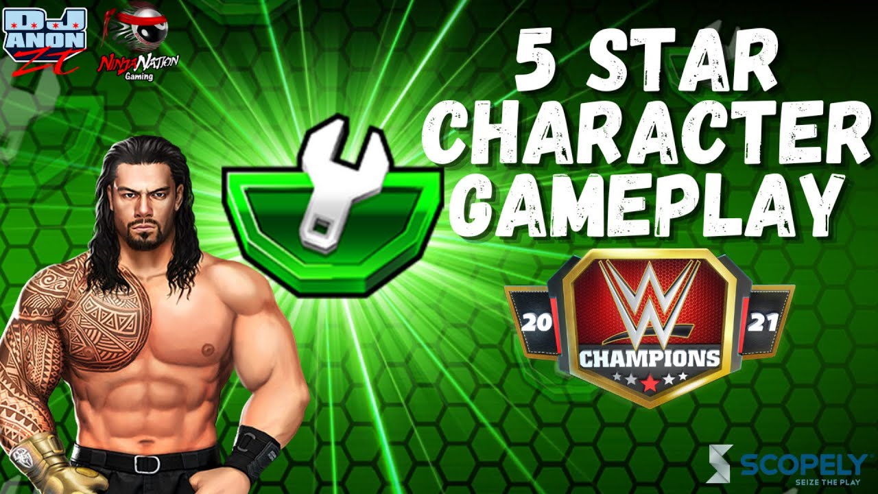 5 Star Character Gameplay-Roman Reigns Head of The Table-WWE Champions