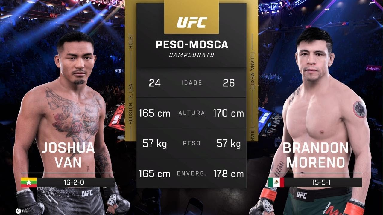 Joshua Van vs Brandon Moreno - Full Fight - UFC 5