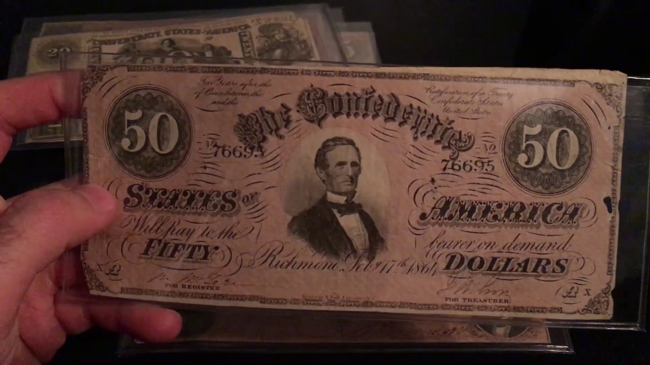 Confederate Banknotes - Money from the Civil War  (Confederate Money Collection)