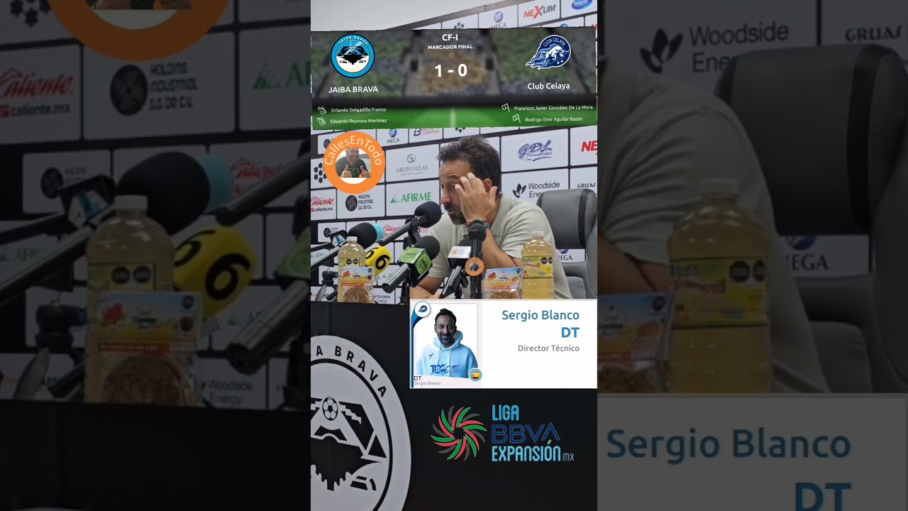 - una falta que no se entendi&oacute; - Sergio Blanco DT del 🐂 Club Celaya FC  🐂