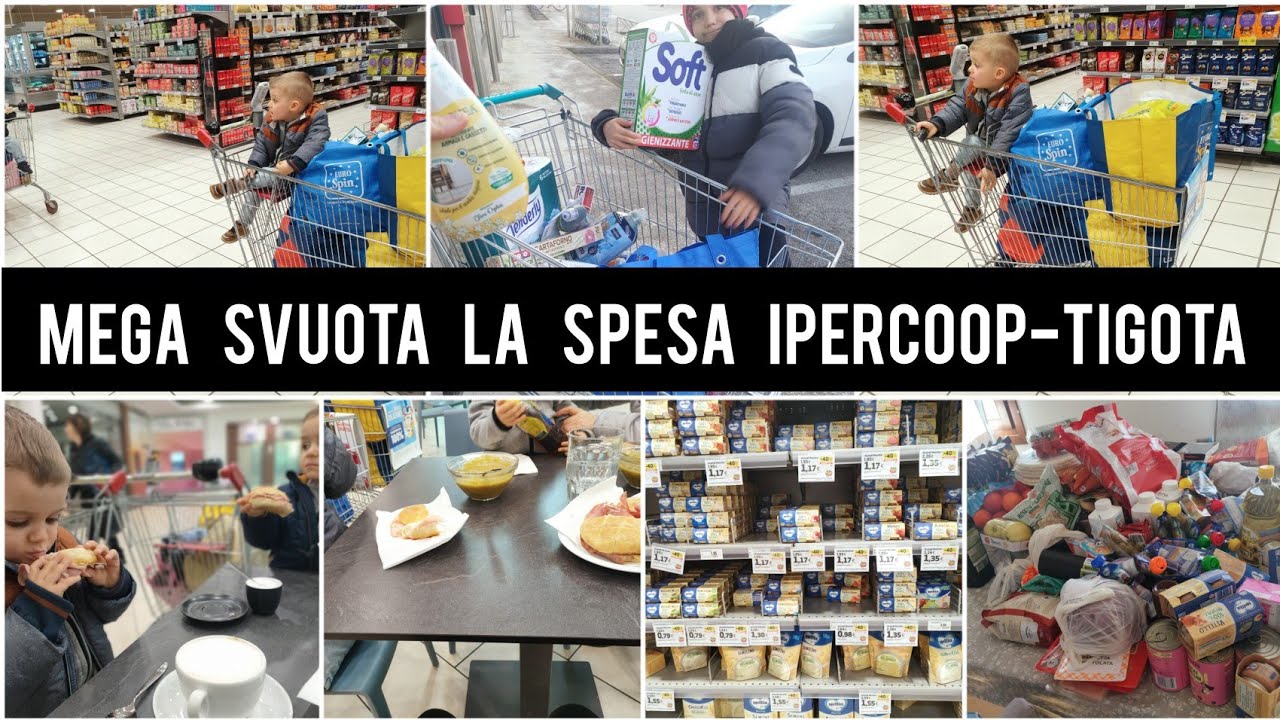 MEGA SVUOTA LA SPESA IPERCOOP E TIGOTA