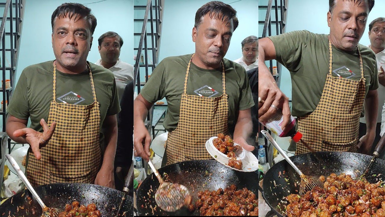 Most Honest Street food chef | Serving Soya Chilly Chunks ₹25 only 😱🥵